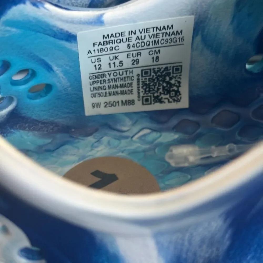 Convers Kids Blue Slip-On Shoes